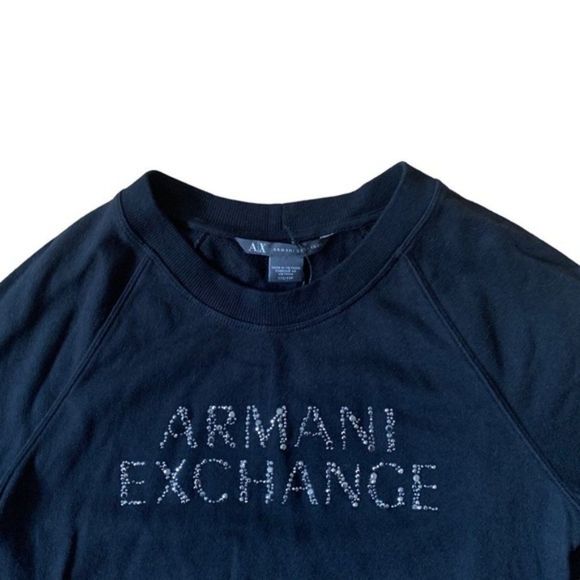 New Armani Exchange Black Sweater Size XXS - Picture 2 of 7